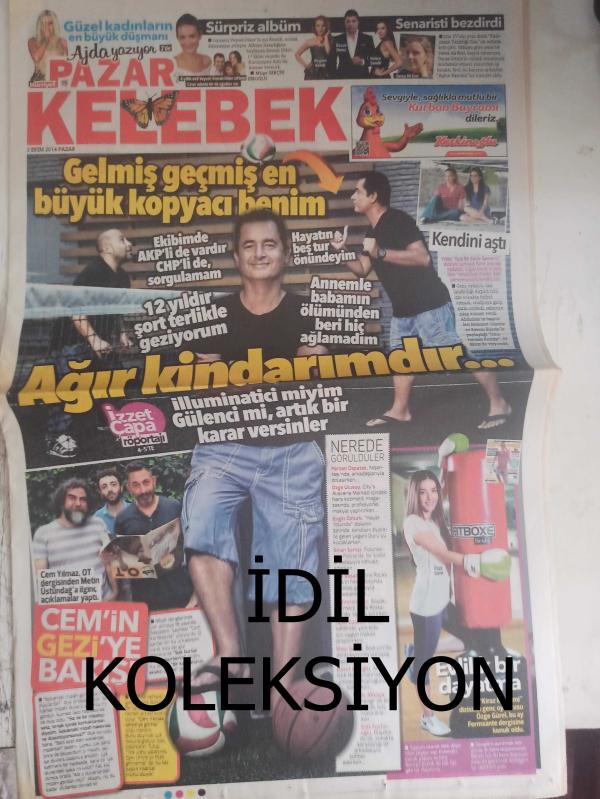 Kelebek Magazin Gazetesi 5 Ekim 2014 Veysel Diker Begüm  