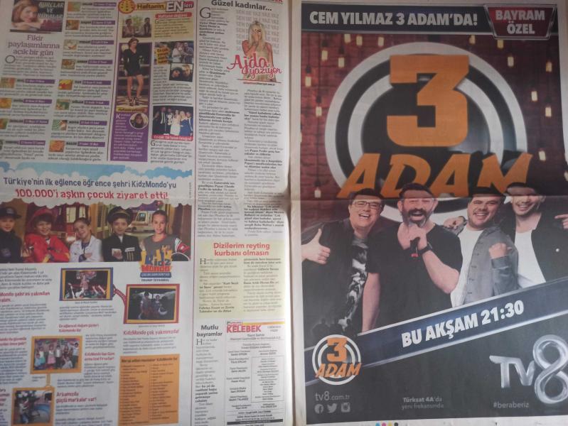 Kelebek Magazin Gazetesi 5 Ekim 2014 Veysel Diker Begüm  