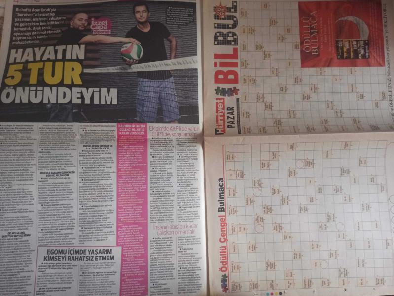 Kelebek Magazin Gazetesi 5 Ekim 2014 Veysel Diker Begüm  