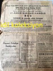 KAYSERİ İSTİKLAL GAZETESİ YEREL TAŞRA BASINI --11 Temmuz 1959 YIL :7 Sayı:2077-- Belediye Sağlık Teşkilatının  İki Aylık Faaliyeti  İki Ay İçerisinde 2636 Vatandaş Muayene ve Tedavi Edildi --Partizanlık ve Akis --Harriman  Umumi Durumu  Gergin ve Ciddi Buluyor --Transfer  ayının 10. günü Regülüs  yıldızının  tutulması  görüldü --İstasyon Caddesinde Trafik Kazası --Yünlü Kumaş İhracına Yakında Başlanıyor --Yabancı memleketlere Amerikan 'nın  yardımı  --Mac Millan  'ın Avam  Kamarasında İzahatı -Kayseri  Belediye Reisliğinden --