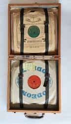 OSMANLICA TAŞ PLAK KOLEKSİYONU,  İngiliz ve Alman Baskı [24 ADET, ORİJİNAL ÇANTASINDA]