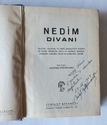 Nedim Divanı [İLK BASKI, İMZALI]