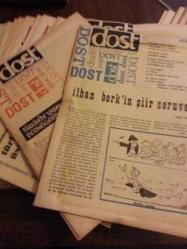 DOST DERGİSİ [3. Dizi] Yeni Dizi, Fikir ve Sanat Dergisi, 1964 - 1973, Sayı: 1 - 102 [TAKIM] / Sanatsız Kalan Bir Ulusun Hayat Damarlarından Biri Kopmuş Demektir - Atatürk.