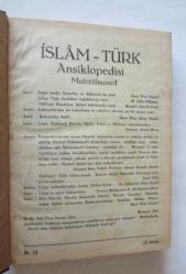 İSLAM - TÜRK ANSİKLOPEDİSİ MUHİTÜLMAARİF MECMUASI, 1942 - 1943, Cilt: 1, No: 26 - 50 [25 ADET TEK CİLTTE]