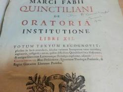 Quinctilliani de Oratoria Institutione Libri XII Totum Textum Recognovit