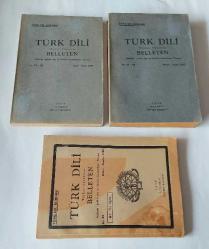 TÜRK DİLİ Türkçe - Fransızca Belleten I. Seri + TÜRK DİLİ ARAŞTIRMALARI YILLIĞI BELLETEN, 1937 - 1972 [10 ADET]