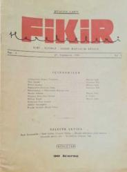 FİKİR HAREKETLERİ İlmi, İçtimai, Edebi Haftalık Risale, 1933 - 1940, Yıl: 1 - 7, Sayı: 1 - 150, 152, 154 -164, 166, 174, 183 - 230, 234 - 246, 250 - 255, 266, 268 -271, 274 - 333, 335, 338, 344 - 349, 352 - 355, 357, 358, 359 [321 ADET]
