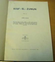 Keşf-el-Zunun, Cilt: 1 - 2 + Keşf-el-Zunun Zeyli, Cilt: 1 - 2 [ 4 CİLT TAKIM]