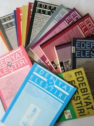 EDEBİYAT VE ELEŞTİRİ DERGİSİ, 1992 - 2003, Sayı: 6-7, 9, 10, 11, 12-13, 14, 15-16, 18, 21, 38, 43-44, 46, 52, 59, 60, 64, 65, 66. [18 ADET]
