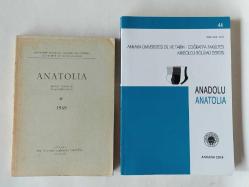ANADOLU / ANATOLIA Ankara Üniversitesi DTCF Eski Önasya - Akdeniz Medeniyetleri Araştırma Enstitüsü / Arkeoloji Bölümü Dergisi, 1959 - 2022, Sayı: 4 - 47 [31 ADET]