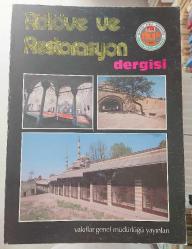 RÖLÖVE VE RESTORASYON DERGİSİ Vakıflar Genel Müdürlüğü Yayınları, 1974 - 1987, Sayı: 1 - 6 [TAM TAKIM]