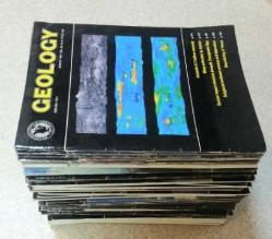 GEOLOGY The Geological Society of America, 1990 - 1994, VOL: 18 - 22 [43 ADET]