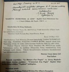HARİCİYE HİZMETİNDE OTUZ SENE 1892 - 1922, Cilt: 1, 4 [2 KİTAP, İMZALI]