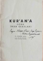 Kur'an'a Göre İman Esasları [İMZALI]
