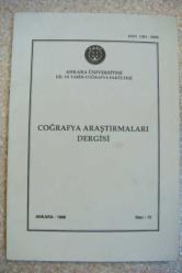 COĞRAFYA ARAŞTIRMALARI DERGİSİ / Annals of the Geographical Research Institute, Dil ve Tarih-Coğrafya Fakültesi Coğrafya Araştırmaları Enstitüsü, 1966 - 1996, Sayı: 1 - 12 [TAM TAKIM]