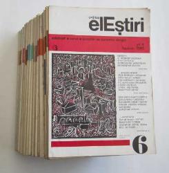 ÇAĞDAŞ ELEŞTİRİ Edebiyat Sanat Sorunlar ve Kuramlar Dergisi, 1982 - 1985 [36 ADET]
