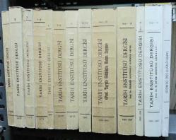 İstanbul Üniversitesi Edebiyat Fakültesi TARİH ENSTİTÜSÜ DERGİSİ, 1970 - 1998, Sayı: 1 - 16 [TAKIM]