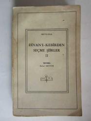 Divan'ı-Kebirden Seçme Şiirler, Cilt: II