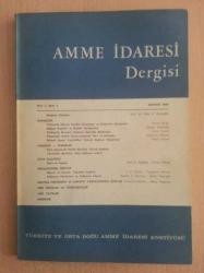 AMME İDARESİ DERGİSİ, Yıl: 1968 - 2000, Cilt: 1 - 33 [123 ADET, 3 EKSİKLİ TAKIM]