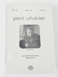 UFUKLAR Aylık Düşün ve Sanat Dergisi / YENİ UFUKLAR Aylık Sanat, Düşünce Dergisi, 1955 - 1976, Sayı: 20(36) - 275 [99 ADET]