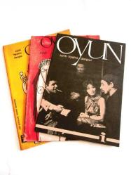 OYUN Aylık Tiyatro Dergisi, 1963 - 1965, Sayı: 5, 16, 22, 26 [4 ADET]