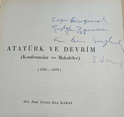 Atatürk ve Devrim (Konferans ve Makaleler) 1935 - 1978 [İMZALI]