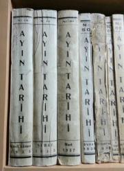 AYIN TARİHİ Basın Yayın Enformasyon Genel Müdürlüğü, 2. SERİ, 1935 - 1945, Sayı: 13, 14, 39, 50, 57, 60, 65, 66, 67, 68, 69, 72, 73, 74, 75, 81, 82, 83, 86, 92, 94, 104, 109, 110, 111, 112, 137 [27 ADET]