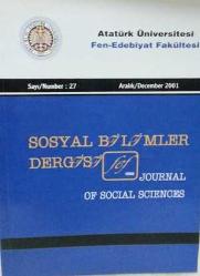 ARAŞTIRMA DERGİSİ / SOSYAL BİLİMLER DERGİSİ Atatürk Üniversitesi Edebiyat Fakültesi, 1970 - 2009, Sayı: 1 - 33, 40, 42, 43 [36 ADET]