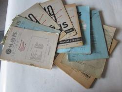 19 MAYIS Samsun Halkevi Dergisi, 1939 - 1946, Sayı: 42, 43, 48, 49, 50, 56-2, 56-3, 60, 61, 62, 69, 73 [12 ADET]