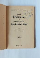 Sosyalizme Giriş / Dünya Sosyalizme Gidiyor [ÇEVİRMENİ DOĞAN AVCIOĞLU'DAN İMZALI]