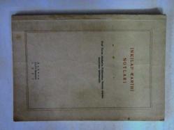 İnkilap Tarihi Notları