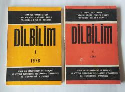 DİLBİLİM DERGİSİ İstanbul Üniversitesi Yabancı Diller Yüksekokulu Fransızca Bölümü Dergisi, 1976 - 1980, Cilt: I - V / 1 - 5 [TAKIM]