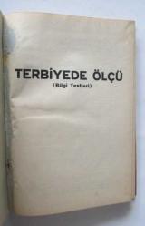 Terbiyede Ölçü (Bilgi Testleri)
