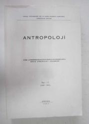 ANTROPOLOJİ DERGİSİ A.Ü. DTCF, Fizik Antropoloji - Paleoantropoloji - Etnoloji - Prehistorya, 1965 - 1985, Sayı: 3, 4, 5, 6, 7, 8, 9, 10, 11, 12 [10 ADET]