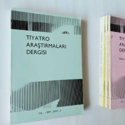 TİYATRO ARAŞTIRMALARI DERGİSİ Dil ve Tarih-Coğrafya Fakültesi Tiyatro Araştırmaları Enstitüsü Dergisi, 1970 - 1974, Sayı: 1, 2, 3, 4, 5 [5 ADET]