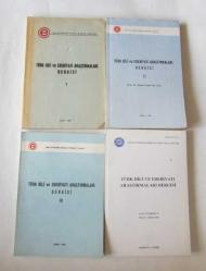 TÜRK DİLİ VE EDEBİYATI ARAŞTIRMALARI DERGİSİ, 1982 - 2008, Sayı: 1, 2, 3, 11, 12, 13/1, 14/1 [7 ADET]