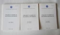 TÜRK DİLİ VE EDEBİYATI ARAŞTIRMALARI DERGİSİ, 1982 - 2008, Sayı: 1, 2, 3, 11, 12, 13/1, 14/1 [7 ADET]