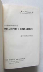An Introduction to Descriptive Linguistics (Revised Edition)