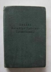 Ankara Belediye Zabıtası Talimatnamesi