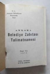 Ankara Belediye Zabıtası Talimatnamesi