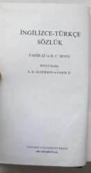 The Oxford English - Turkish Dictionary / İngilizce - Türkçe Sözlük