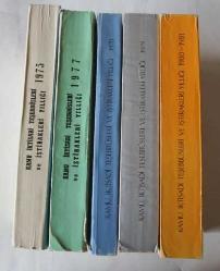 Kamu İktisadi Teşebbüsleri ve İştirakleri Yıllığı, 1975, 1977, 1978, 1979, 1980-1981 [5 ADET]