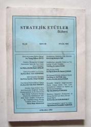 STRATEJİK ETÜTLER BÜLTENİ, 1991 - 1995, Yıl: 25 - 28, Sayı: 86, 88, 89 [3 ADET]