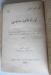 Türk Kanun-ı Medenisi 1926  / 326 Numaro 20 Mart 1926 Tarihli Ceride-i Resmiyeden Tertib Hataları Tashih Olunmak Suretiyle İktibas Edilmiştir