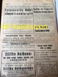MERSİN SİLİFKE GAZETESİ YEREL TAŞRA BASINI ---27 Temmuz 1962  Sayı :973--Arazi Kadastro  Umum Müdürlüğünün  Nazarı Dikkatine ---Türkiye de ki Türkistanlı  Türk  Gençlerinin  Cumhuriyet  Senatosu  Başkanlığına Müracaatları --Bir Türk Doktorunun Başarılı Ameliyatı  Yazan :Yusuf Ayhan ----OPERATÖR :Ömer  Lütfi  Güzey --Ömer  Hayyam dan  Rübailer ---Çocuklar Bakıyorlar :Ziya Osman  Saba --Galatasaray  Metin 'i Nihayet  Transfer Etti --İçel de Transfer Faaliyeti Devam Ediyor --Türk Yatçıları  Dokuzuncu Oldu --