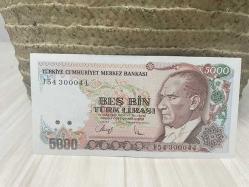 7. Emisyon 5000 Türk Lirası - I54 Çilaltı (ÇA)