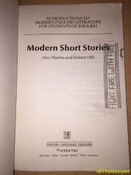 MODERN SHORT STORİES - ALEX MARTİN AND ROBERT HİLL - Prentice Hall - İNGİLİZCE KİTAP (MODERN KISA HİKAYELER)
