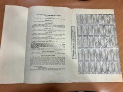 Üsküdar Kadıköy Halk Tramvayları 1928 Eski Hisse senedi İkiyüz Hisse