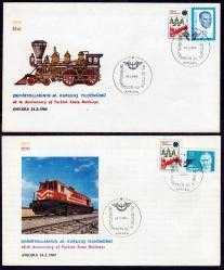 1984 DEMİRYOLLARININ 60. KURULUŞ YILDÖNÜMÜ (2 ZARF)