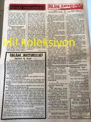 İSTANBUL İSLAM YOLU GAZETESİ YEREL TAŞRA BASINI -- --21 Temmuz 1949 Sayı :42 Yıl :1--Kadir Gecesi  Yazan :Tahir Olgun --Hem Gazel, Hem  Münacat --Eski Ramazan --Günlerine Dair --Ayıplanan Şey Mutlaka Başa Gelir --Siyeri  Peygamber  -Ramazan Fıkraları --İslam Büyükleri : Habbab  B. Erett---